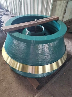 স্যান্ডভিক H3800 4800 CH440 CS440 HP300 Metso জন্য শঙ্কু পেষণকারী ম্যাঙ্গানিজ কাস্টিংস ম্যান্টল বোল লাইনার স্যুট