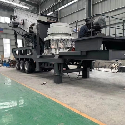 PEW1100 300Kw পোর্টেবল ক্রাশিং প্ল্যান্ট ক্রাশার নির্মাণ মেশিন খনির এবং কোয়ারিতে