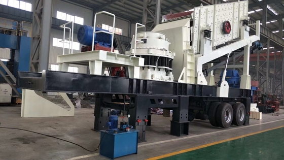 PEW1100 300Kw পোর্টেবল ক্রাশিং প্ল্যান্ট ক্রাশার নির্মাণ মেশিন খনির এবং কোয়ারিতে