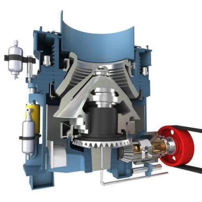 250Kw খনির পেষণকারী সরঞ্জাম 440 TPH HP300 শঙ্কু পেষণকারী হাইড্রোলিক
