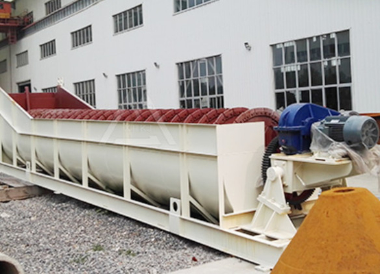 11KW*2 স্যান্ড সিভ কম্পনকারী স্ক্রিন মেশিন 240 TPH নুড়ি স্ক্রু সর্পিল বড় ক্ষমতা