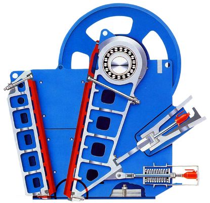 V মাধ্যাকর্ষণ একক টগল প্রাথমিক চোয়াল ক্রাশার মেশিন